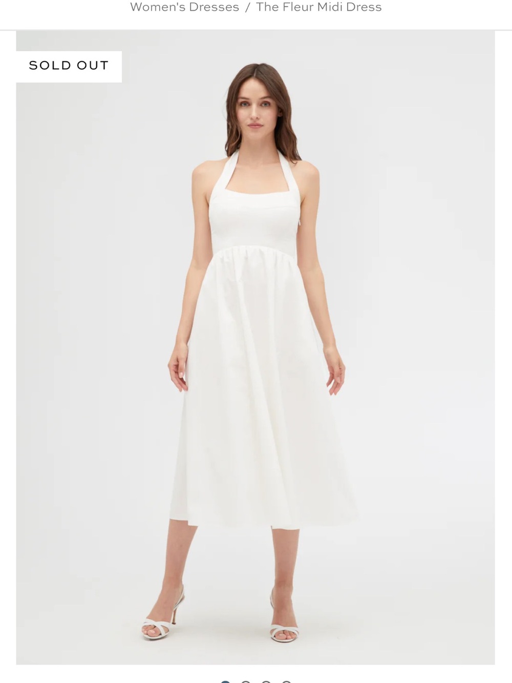 The Fleur Midi Dress Hill House Sz Lg